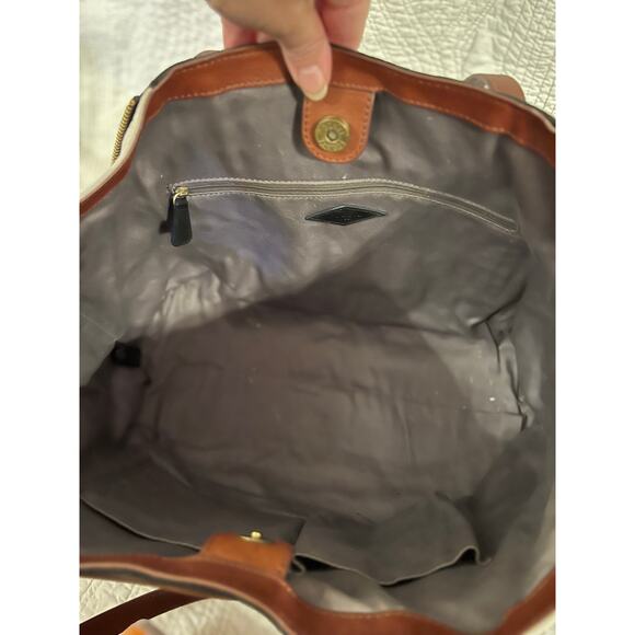 Vintage Fossil Gwen Shopper Tote Leather - Picture 16 of 16